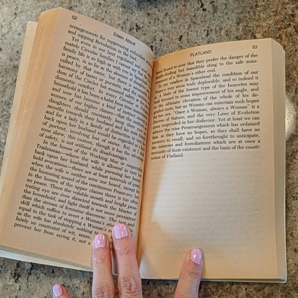 2 for $8 or $5 Each Edwin A. Abbott Flatland - Picture 4 of 4